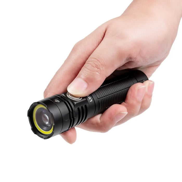 Lumintop W1 LED Rechargeable Spot/Flood Combo Flashlight with Red Light – 700 Lumens, 300 Metres