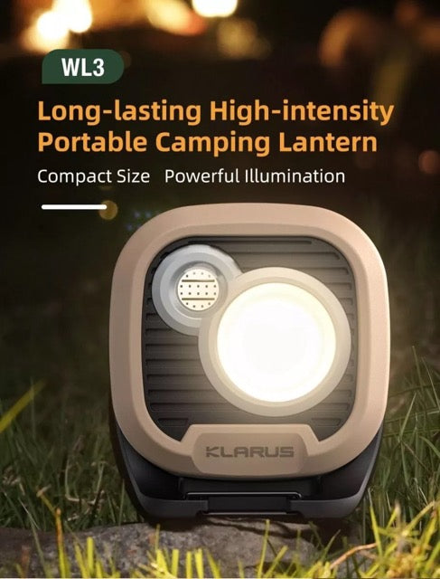 Klarus WL3 Rechargeable Camping/Work Light - 1500 Lumens