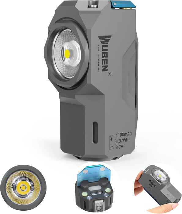 Wuben Knight X0 Rechargeable Mini Pocket Torch, 900-1100 Lumens