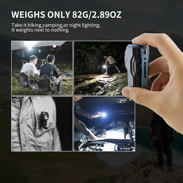 Wuben Knight X0 Rechargeable Mini Pocket Torch, 900-1100 Lumens