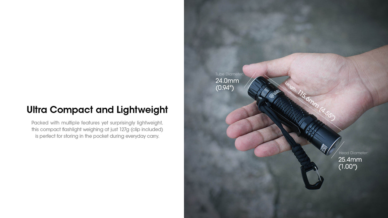 Nitecore EDC33 Powerful Rechargeable EDC Pocket Torch - 4000 Lumens, 450 Metres