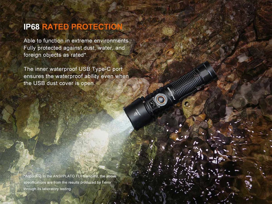 Fenix LD45R Rechargeable Focusable Flashlight - 2800 Lumens, 480 Metres