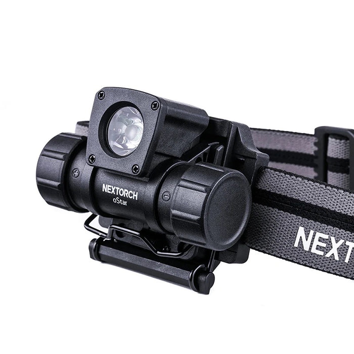 NEXTORCH oStar Multi-function Magnetic Helmet Light - 500 Lumens, 131 Metres