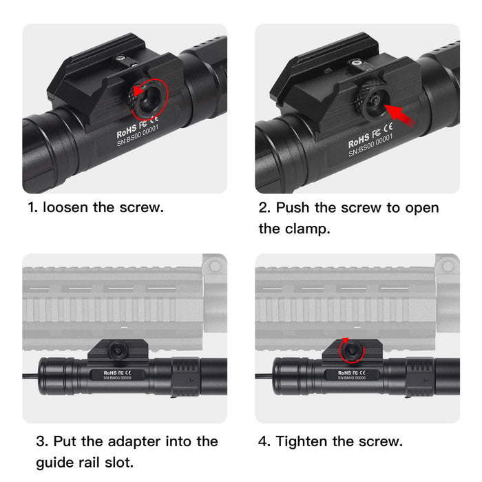 ThruNite Ratel 1635 Lumen Rail Mount Light - 316 Metres